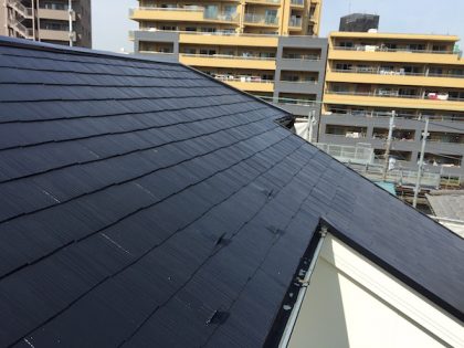 屋上塗装施工後