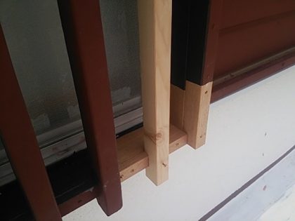 木部腐食箇所補修