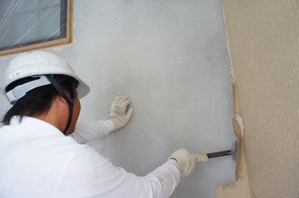 既存塗膜撤去作業
