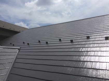 屋根塗装施工後