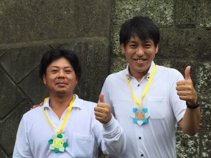 お客様手作りのメダル