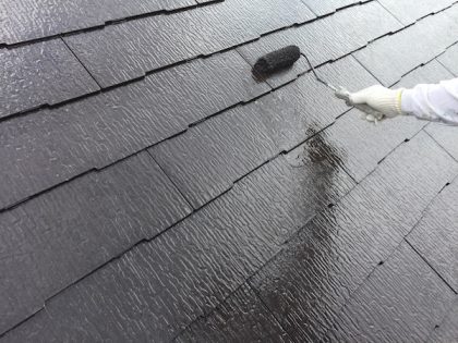 屋根遮熱塗料塗り替え