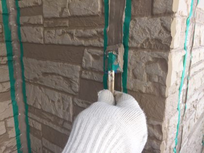 シーリング打ち替え作業