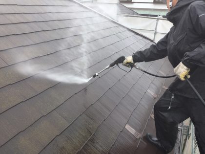 屋根高圧洗浄