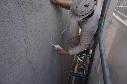 横浜市港南区ダイヤモンドコート外壁塗装工事