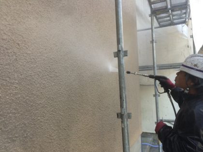 外壁高圧洗浄工事