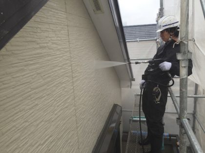 外壁高圧洗浄工事