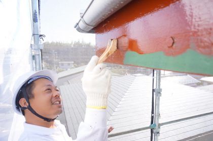 横浜市　破風　塗装　住宅　リフォーム