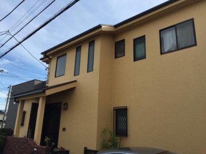 外壁塗装施工後3年目点検