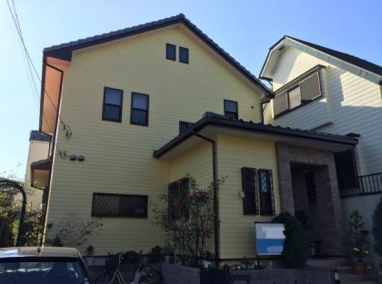外壁塗装　アフター点検　屋根　付帯部　横浜市　戸塚区