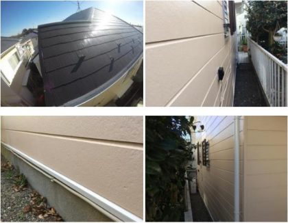 アフター点検　横浜市　外壁塗装　屋根塗装　鶴見区　戸建