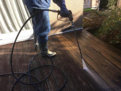 横浜市旭区ウッドデッキ塗装