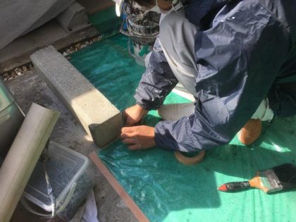 塗装工事　養生　横浜市　泉区