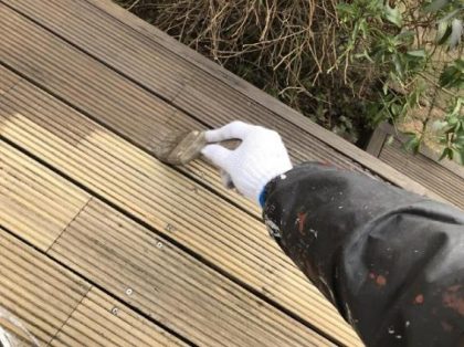 ウッドデッキ　塗り替え　長持ち　横浜市