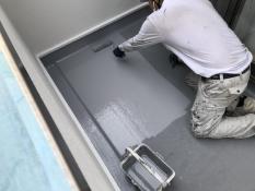 横浜市戸塚区Y様邸ベランダFRP防水保護塗装施工事例