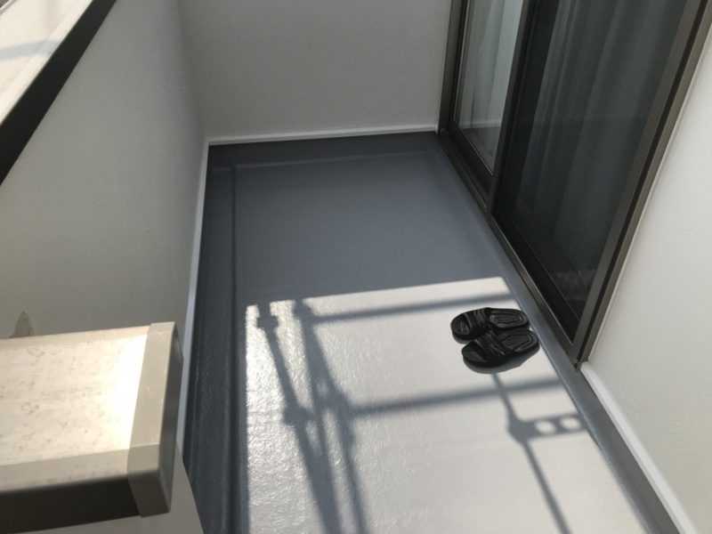 横浜市戸塚区Y様邸ベランダ防水施工後