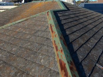 横浜市戸塚区W様邸屋根塗装前