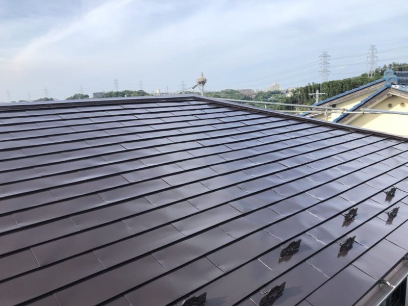 横浜市栄区Y様邸屋根塗装施工後