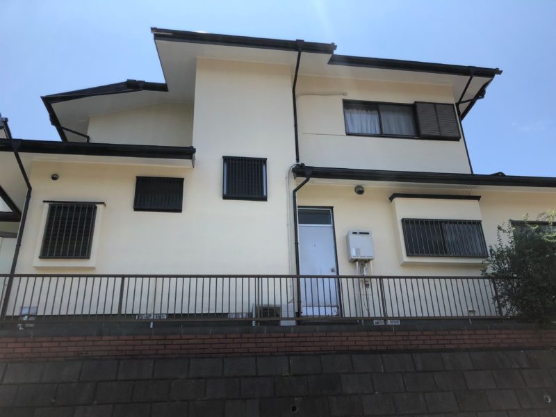 横浜市栄区Y様邸インディフレッシュセラ外壁塗装施工後