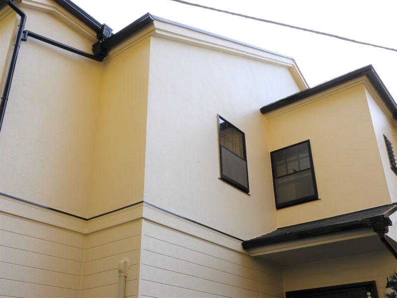 逗子市M様邸パーフェクトトップ外壁塗装施工後画像