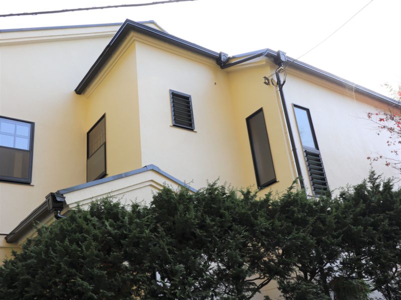 逗子市M様邸パーフェクトトップ外壁塗装施工後画像