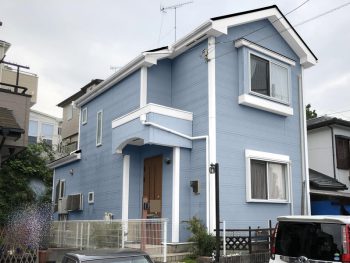 横浜市戸塚区N様邸パーフェクトトップ外壁塗装施工前カラーシミュレーション画像