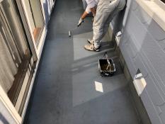 横浜市戸塚区N様邸ベランダ防水施工事例画像