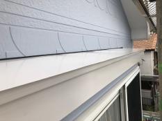 横浜市戸塚区N様邸霧除け庇塗装工事後