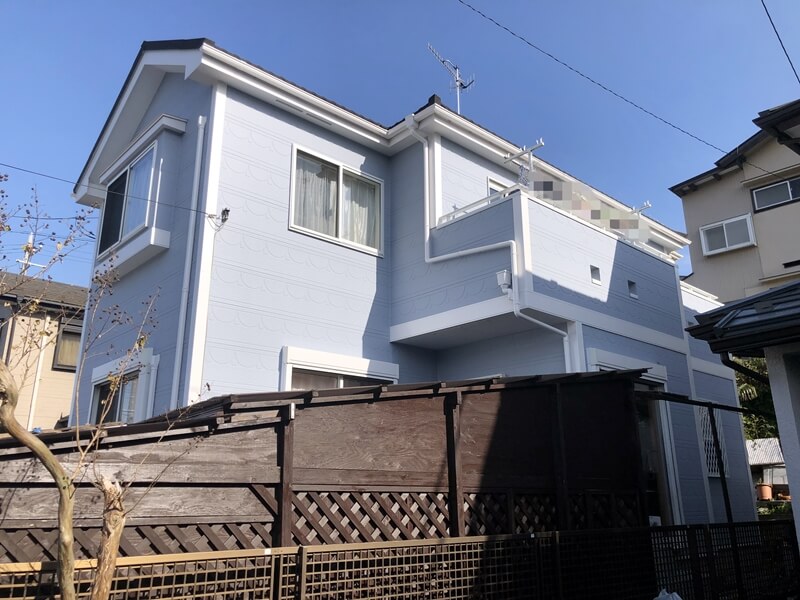 横浜市戸塚区N様邸パーフェクトトップ外壁塗装施工後画像