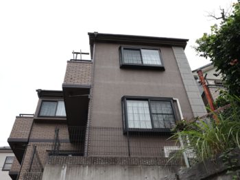 横浜市保土ヶ谷区G様邸ダイヤモンドコート外壁塗装施工後1年アフター点検画像