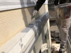 横浜市栄区S様邸シャッターボック錆止め塗装