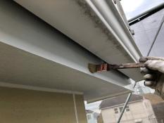 横浜市栄区S様邸破風塗り替え下塗り