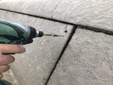 横浜市栄区N様邸外壁塗り替え前作業