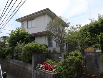 横浜市栄区N様邸ダイヤモンドコート外壁塗装施工前