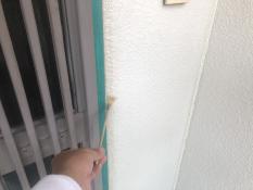 横浜市栄区N様邸シーリング打ち替え作業中