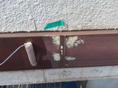 横浜市戸塚区H様邸幕板塗装上塗り１回目