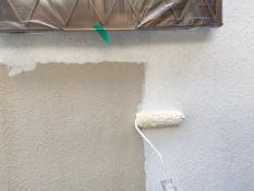 横浜市戸塚区H様邸外壁塗装下塗り