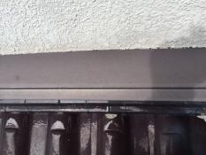 横浜市戸塚区H様邸屋根雨押え 塗装前