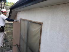 横浜市都筑区S様邸外壁下塗り