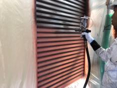 横浜市都筑区S様邸戸袋上塗り１回目　