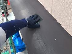 横浜市都筑区S様邸霧除け庇ケレン