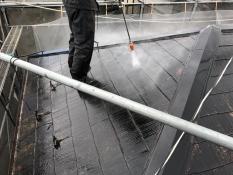 横浜市都筑区S様邸屋根高圧洗浄