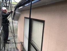 横浜市都筑区S様邸軒天高圧洗浄
