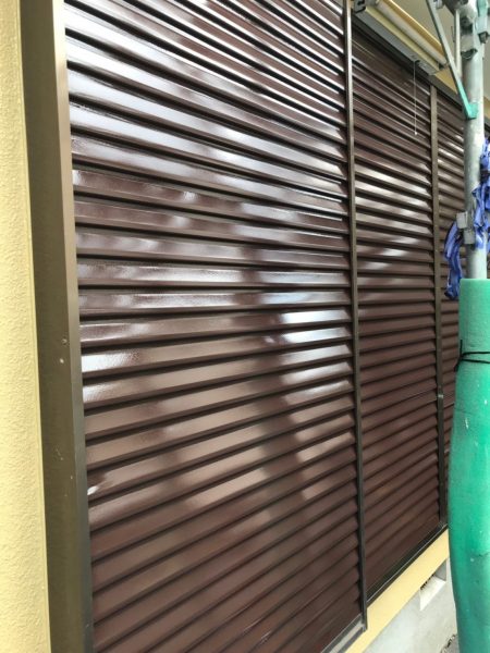 横浜市都筑区S様邸雨戸塗装後