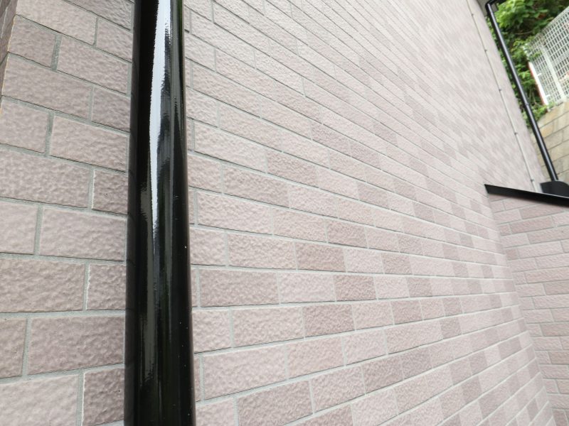 横浜市南区M様邸雨樋塗装後