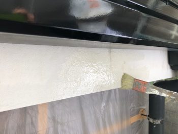 横浜市南区M様邸破風下塗り