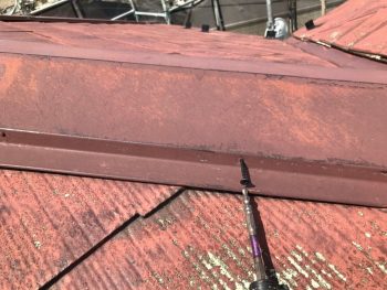 横浜市港南区I様邸棟板金ビス止め