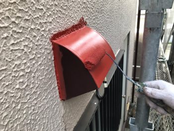 横浜市港南区I様邸換気フードB錆止め