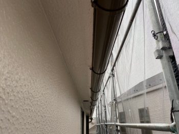 横浜市港南区I様邸軒天塗装後