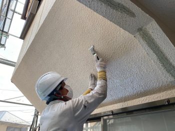 横浜市港南区I様邸外壁ケレン作業